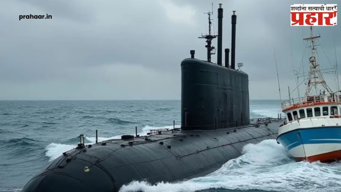 Goa Navy Submarine Accident : धक्कादायक! गोव्यात नौसेनेच्या पाणबुडीला मासेमारी बोटीची धडक; दोन खलाशांचा मृत्यू