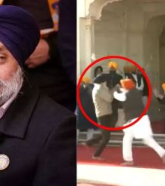 Sukhbir Singh Badal : मोठी बातमी! सुवर्ण मंदिराच्या गेटवर सुखबीर बादल यांच्यावर गोळीबार!