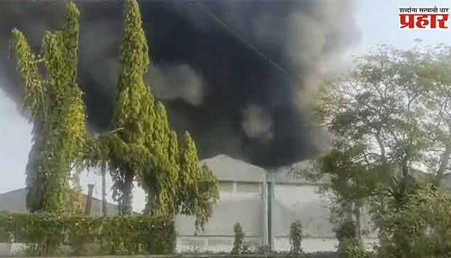 Tarapur Fire : तारापूरमध्ये भीषण आग; तीन कारखान्यांना आगीची झळ!