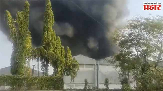 Tarapur Fire : तारापूरमध्ये भीषण आग; तीन कारखान्यांना आगीची झळ!