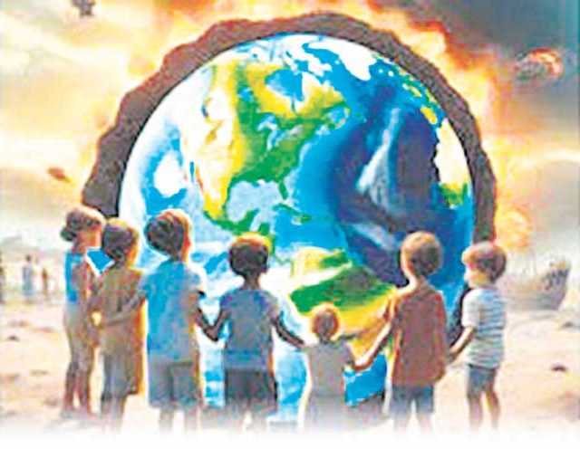 Environment Changes Reasons : शंभर कोटी मुले हवामानबदलाच्या विळख्यात