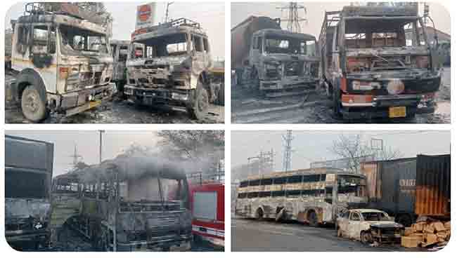 जयपूर टँकर दुर्घटनेतील मृतांचा आकडा ११वर, १४ जण अद्याप बेपत्ता