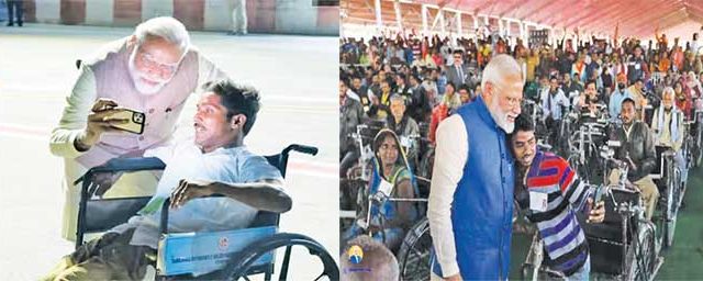 दिव्यांगजनांची सेवा, स्वाभिमानाचे अमृत दशक