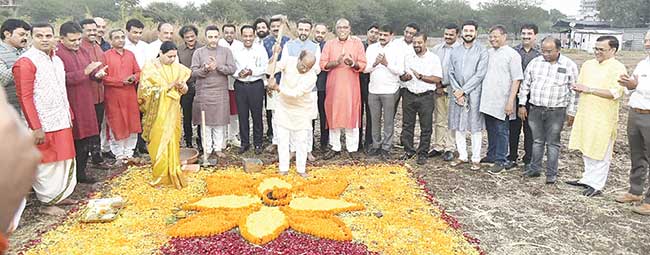 शेल्टर डोमचे भूमिपूजन संपन्न