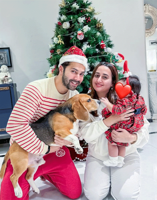 Varun Dhawan Daughter Photo : वरुण धवनने पहिल्यांदाच शेअर केला लेकीचा फोटो