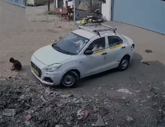virar Accident : चिमुकल्याच्या अंगावरुन गाडी गेली अन् थोडक्यात वाचला जीव!