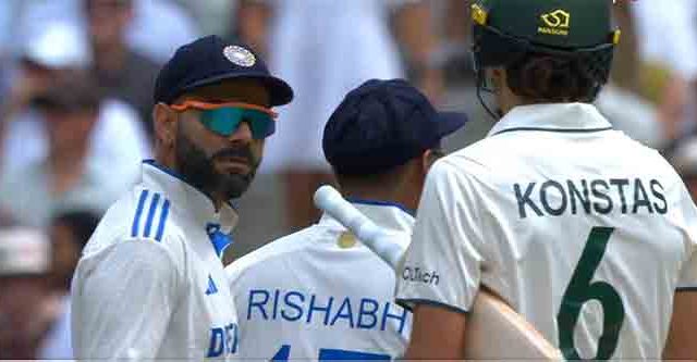 Ind vs Aus : बॉक्सिंग डे कसोटीत विराट कोहली भडकला, सॅम कॉन्स्टासशी रंगला वाद, Video