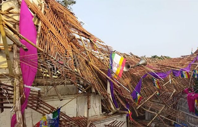 Baghpat Stage Collapse : उत्तरप्रदेशात निर्वाण महोत्सवातील ६५ फूट उंच स्टेज कोसळले!