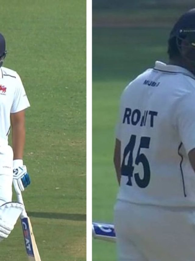 Rohit Sharma : रोहित शर्मा पुन्हा फॉर्ममध्ये, एक षटकारसह दोन चौकार झळकावले