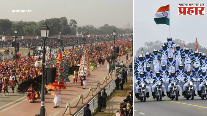 Republic Day Ceremony 2025 : प्रजासत्ताक दिन सोहळ्यासाठी कर्तव्यपथ सज्ज
