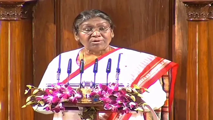 Droupadi Murmu : विकसित भारत हेच ध्येय : राष्ट्रपती