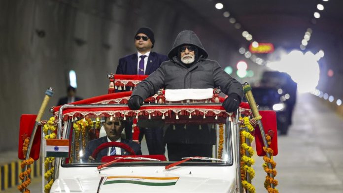 पंतप्रधान मोदींच्या हस्ते झेड-मोर बोगद्याचे लोकार्पण; श्रीनगर ते कारगिल-लेह मार्ग आता वर्षभर राहणार खुला