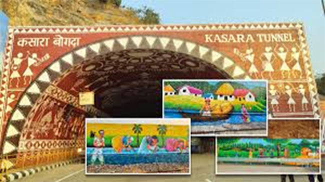 Samruddhi Highway Decorated : समृद्धी महामार्गावरील बोगद्यांवर लोकसंस्कृतीचे दर्शन!