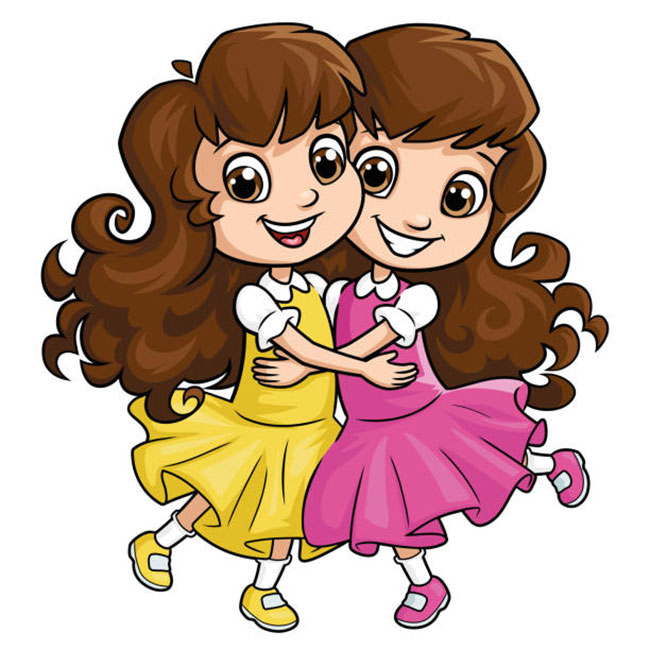 Twin sisters
