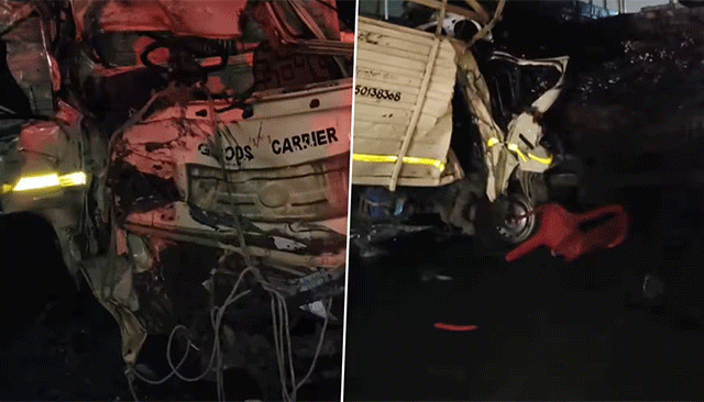 Nashik Mumbai Highway Accident : नाशिक मुंबई महामार्गावर भीषण अपघात! लोखंडी सळ्या घुसून चार जणांचा मृत्यू तर सहा जण जखमी