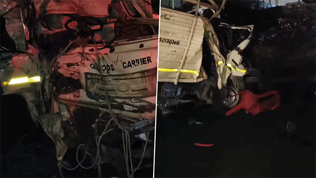 Nashik Mumbai Highway Accident : नाशिक मुंबई महामार्गावर भीषण अपघात! लोखंडी सळ्या घुसून चार जणांचा मृत्यू तर सहा जण जखमी
