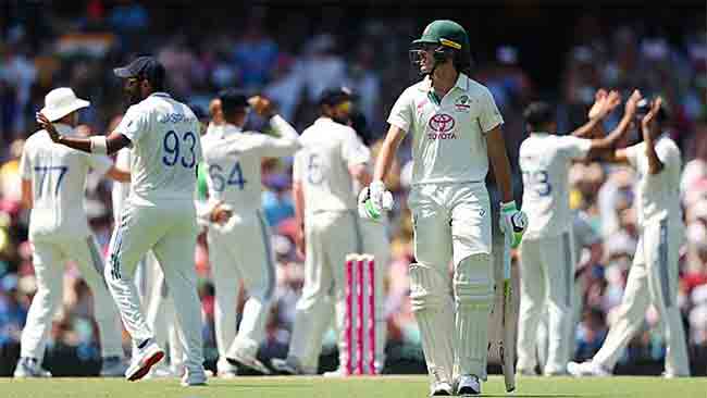 IND vs AUS: ऑस्ट्रेलियाचा पहिला डाव १८१ धावांवर संपुष्टात, सिराज-कृष्णाचा कहर