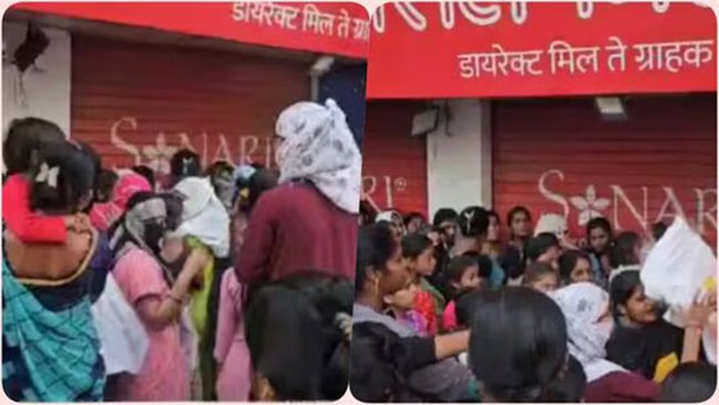 One Rupee Kurti Offer : १ रुपयात कुर्ती, महिलांच्या लागल्या रांगा; दुकानदाराने काढला पळ