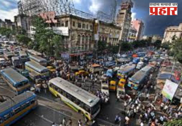 भारतातील दोन शहरात होते सर्वाधिक वाहतूक कोंडी