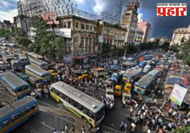 भारतातील दोन शहरात होते सर्वाधिक वाहतूक कोंडी