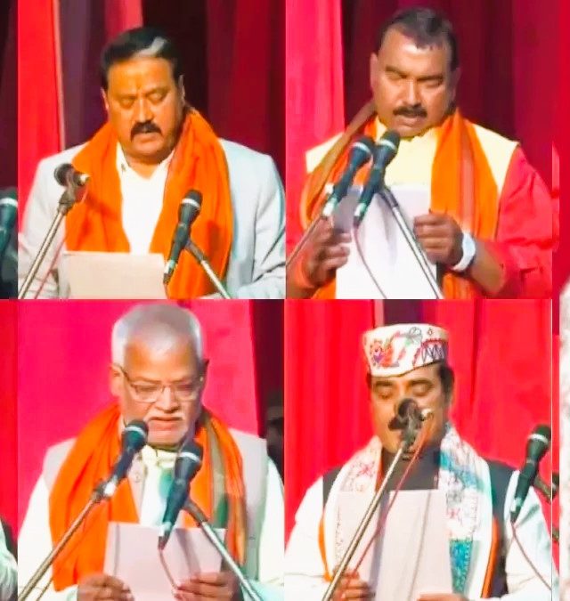 Cabinet expansion in Bihar : बिहारमध्ये मंत्रिमंडळ विस्तार, भाजपाच्या ७ जणांनी घेतली शपथ