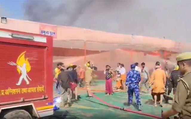 Mahakumbh Mela Fire : महाकुंभ मेळ्यात पुन्हा अग्नितांडव! अनेक तंबू जळून खाक