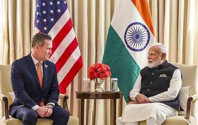 अमेरिकेच्या राष्ट्रीय सुरक्षा सल्लागारांनी घेतली पंतप्रधान मोदींची भेट