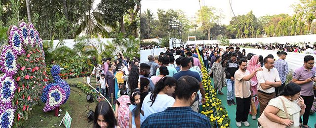 Mumbai Flower Festival : महापालिकेच्या पुष्पोत्सवाची मुंबईकरांना भुरळ!