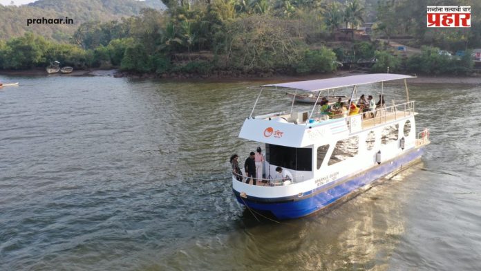 Ratnagiri : उमेदच्या हाऊसबोटीचे राई बंदरात उद्घाटन