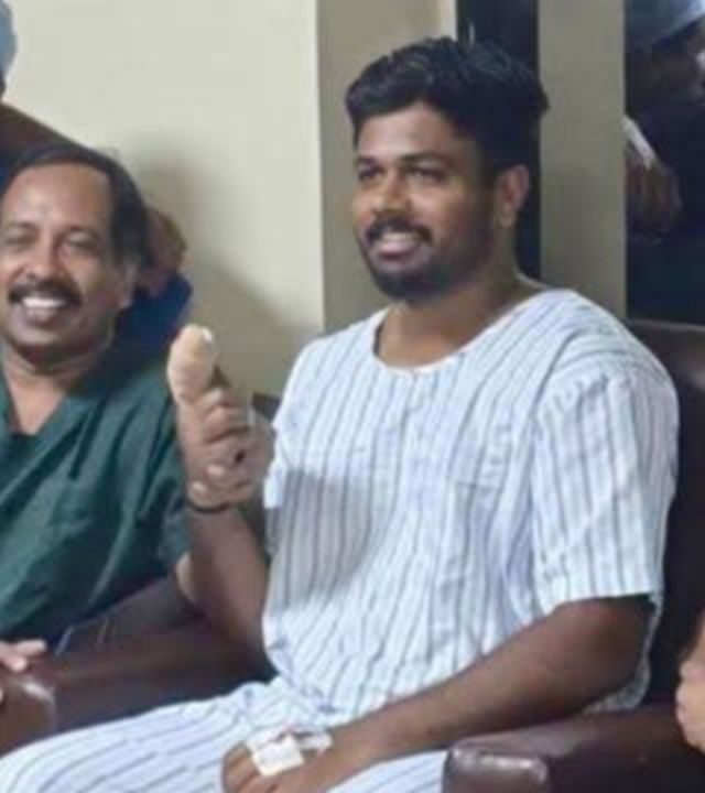 Sanju Samson : संजू सॅमसनच्या हाताच्या बोटावरील शस्त्रक्रिया यशस्वी