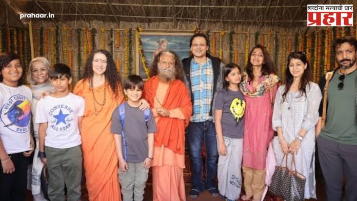 Vivek Oberoi : अभिनेता विवेक ओबेरॉयने सहकुटुंब केलं त्रिवेणी संगमावर पवित्र स्नान