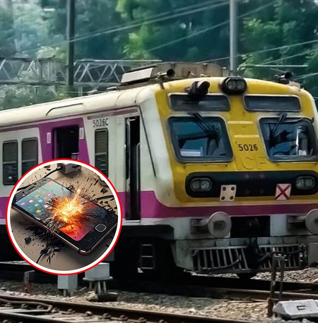 Mumbai Local News : कल्याण लोकलमध्ये मोबाईलचा स्फोट!