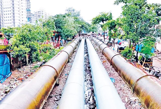 Mumbai News : जलवाहिनीच्या कामासाठी ९६ झाडांवर कुऱ्हाड!