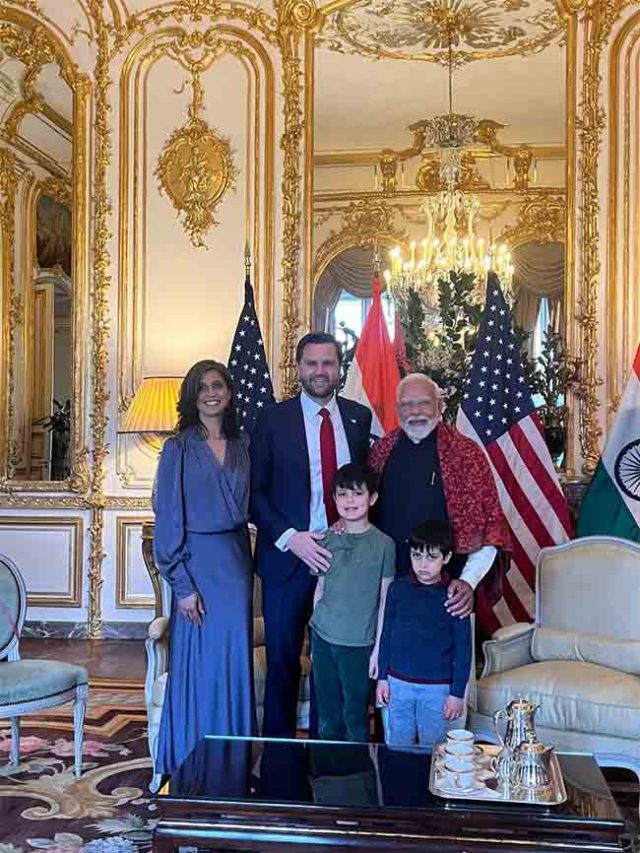 US उपराष्ट्रपती जेडी वेन्स यांच्या मुलाच्या बर्थडेला पोहोचले पंतप्रधान मोदी, दिली खास भेट