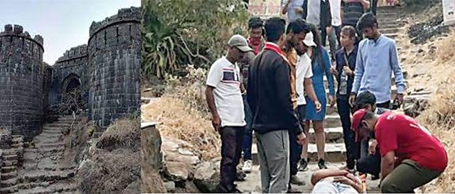 Sinhgad Tourist : सिंहगडावर फिरायला आलेल्या पर्यटकांवर मधमाशांचा हल्ला
