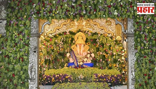 Dagdusheth Ganpati : धूलिवंदनानिमित्त 'दगडूशेठ' गणपतीला २ हजार किलो द्राक्षांचा नैवेद्य!