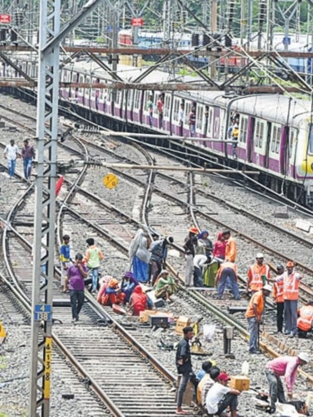 रविवारी रेल्वेचा मेगाब्लॉक