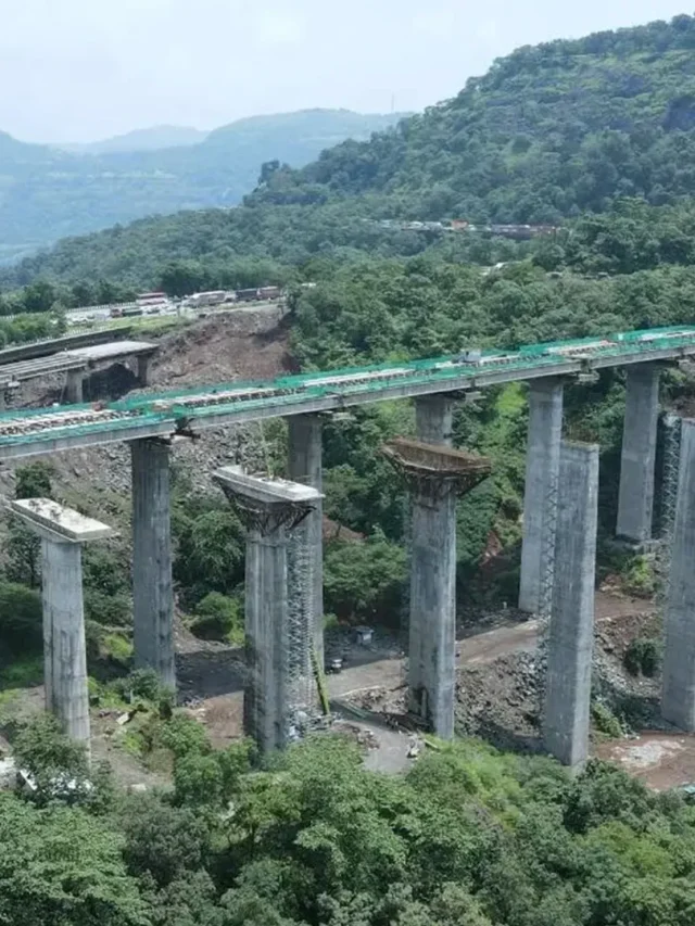 Mumbai-Pune Expressway : मुंबई-पुणे द्रुतगती महामार्ग मिसिंग लिंकचे ९३ टक्के काम पूर्ण
