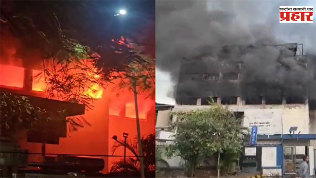 शिरवणे एमआयडीसीतील कंपनीला आग