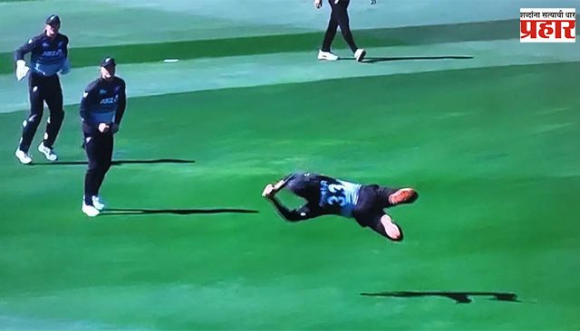 PAK vs NZ : न्यूझीलंडच्या टिम रॉबिन्सनने घेतला अफलातून झेल; व्हिडिओ व्हायरल!