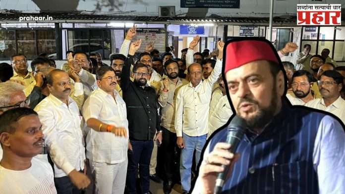Thane News : आझमींवर देशद्रोहाचा गुन्हा दाखल करा - खा. नरेश म्हस्के