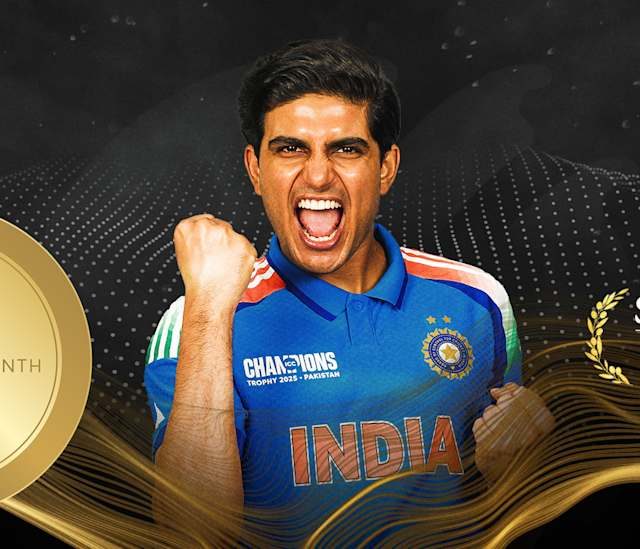 शुभमन गिल फेब्रुवारीचा ICC प्लेयर ऑफ द मंथ