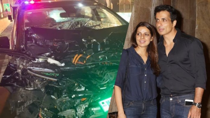 मुंबई-नागपूर महामार्गावर भीषण अपघात; अभिनेता सोनू सूद यांच्या पत्नीला दुखापत