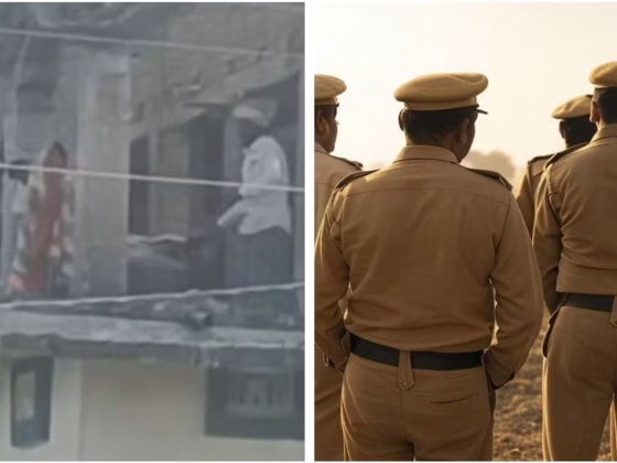 दुर्गा मातेचे दर्शन घेऊन परतत असलेल्यांवर मोहम्मद अलाउद्दीनच्या घराच्या छतावरुन दगडफेक