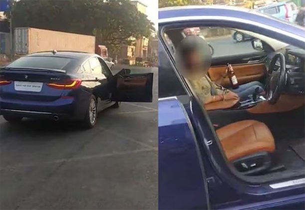 Pune Viral Video : पुण्यात चाललंय काय! आलिशान गाडी रस्त्यात थांबवून तरूणाचा गलिच्छ प्रकार