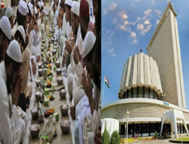 विधिमंडळ परिसरातील ‘रोजा’साठी अडवला रस्ता