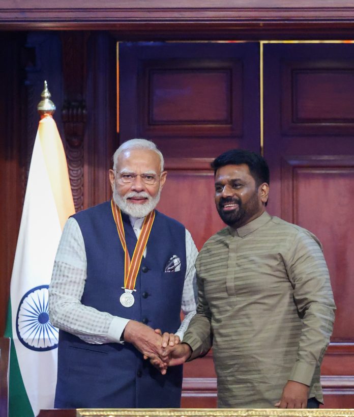 Modi in Sri Lanka : पंतप्रधान मोदींना श्रीलंकेचा सर्वोच्च नागरी सन्मान