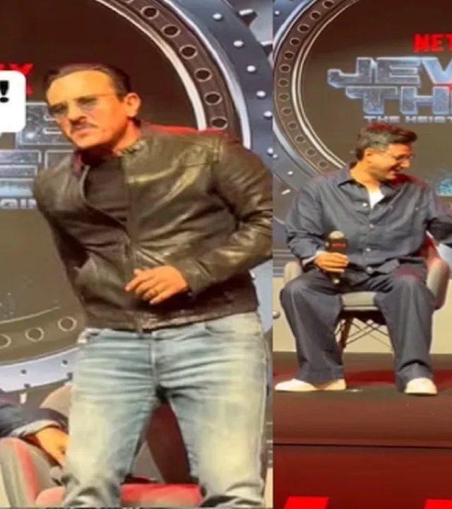 saif ali khan: अभिनेता सैफ स्टेजवर येताच घाबरला, पण मग हसला, नक्की काय घडलं?