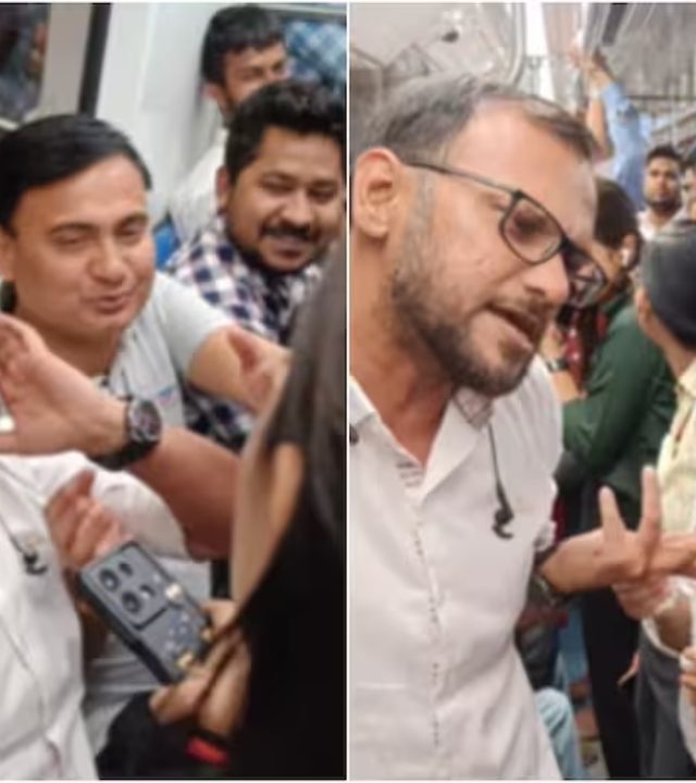 Delhi Metro : दिल्ली मेट्रोमध्ये एका सीटवरून महिला-पुरुषमध्ये वाद... व्हिडिओ पहा