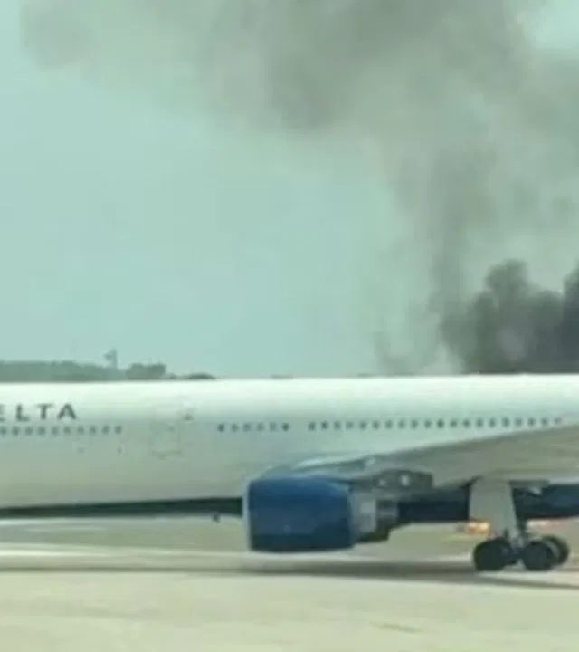 Delta Plane Catches Fire : ऑर्लँडो विमानतळावर डेल्टा विमानाला आग, २८२ प्रवासी थोडक्यात बचावले